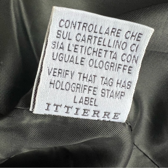 VTG Versus Versace Black Velvet Jacquard Blazer Lion Head Buttons Rockstar Vibes - Picture 14 of 15
